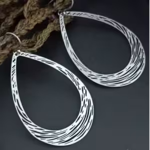 Silver Ball Threader Earrings