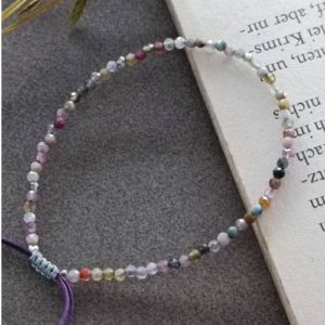 Mixcoloured Beaded Adjustable bracelet
