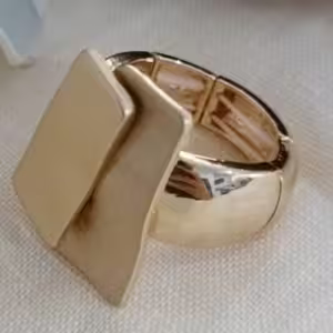 Gold Double Diamond Ring