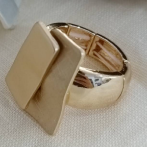 Golden Double Ring