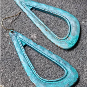 Teardrop Outline Earrings