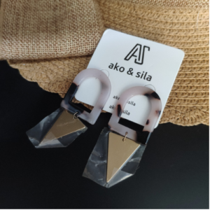 Black Bow Statement Earrings