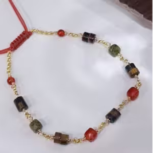 Earth Tone Stone Bracelet
