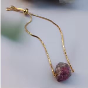 Rubellite Slider Bracelet
