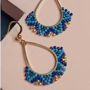 Ocean Breeze Hoop Earrings