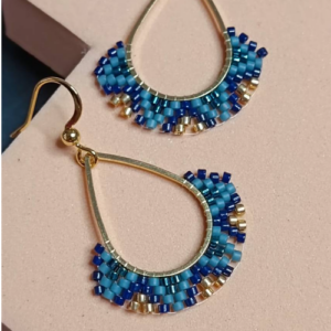 Ocean Breeze Hoop Earrings