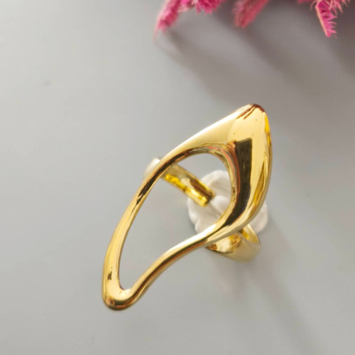 Gold Open Frame Ring