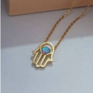 Gold Hamsa Necklace