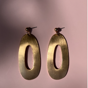 Golden Open  Earrings