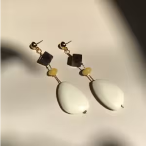 White Mirage Earrings