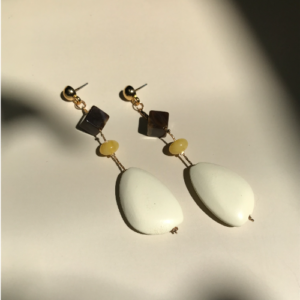 White Mirage Earrings