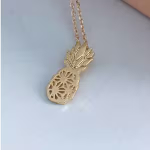 Gold Pineapple Necklace