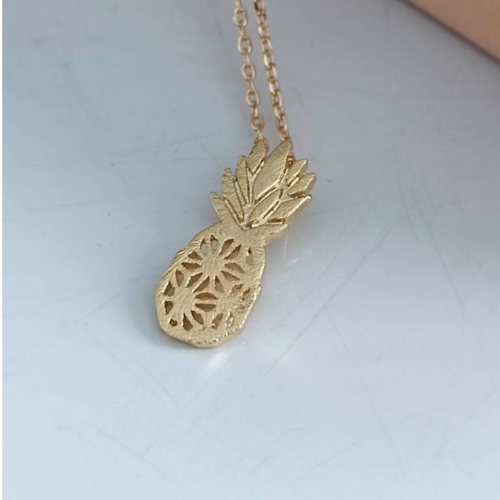 Gold Pineapple Necklace
