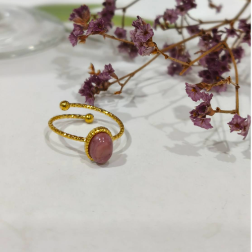 Velvet Blush Double Band Ring