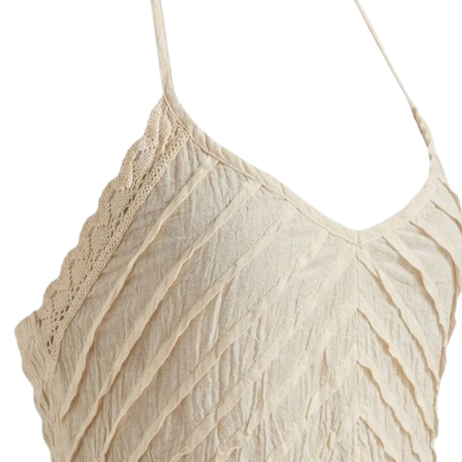 Pleated Strap Free Size Dress - Image 5