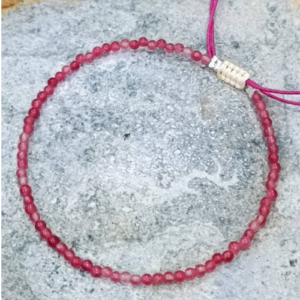 Rose Pink Natural Stone Bracelet