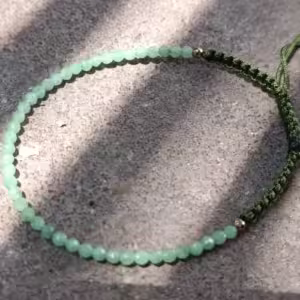 Mint Green Beaded Bracelet
