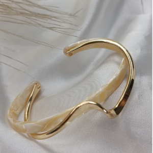 Ivory Twist Cuff Bracelet