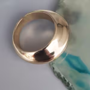 Gold Dome Statement Ring
