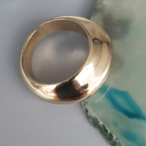 Golden Dome Statement Ring