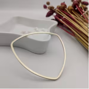 Gold Open Triangle Bracelet