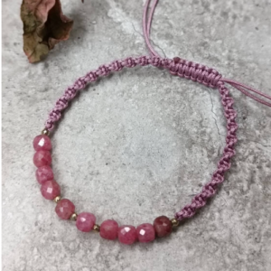Rose Pink Stone Bracelet