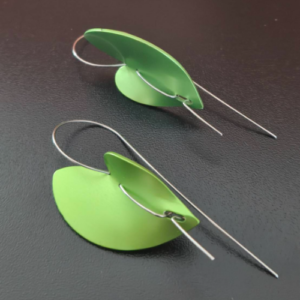 Green Marquise Drop Earrings