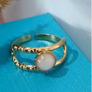 Opal Solitaire Ring