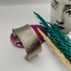 Rose Gold Brushed Cuff Bracelet