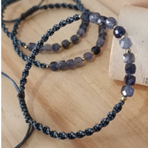 Smoky Grey Stone Bracelet