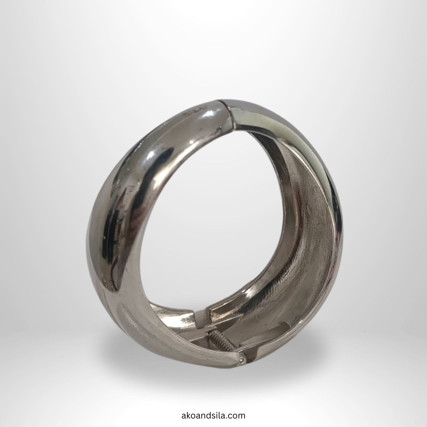 Silver Dome Bracelet - Image 4
