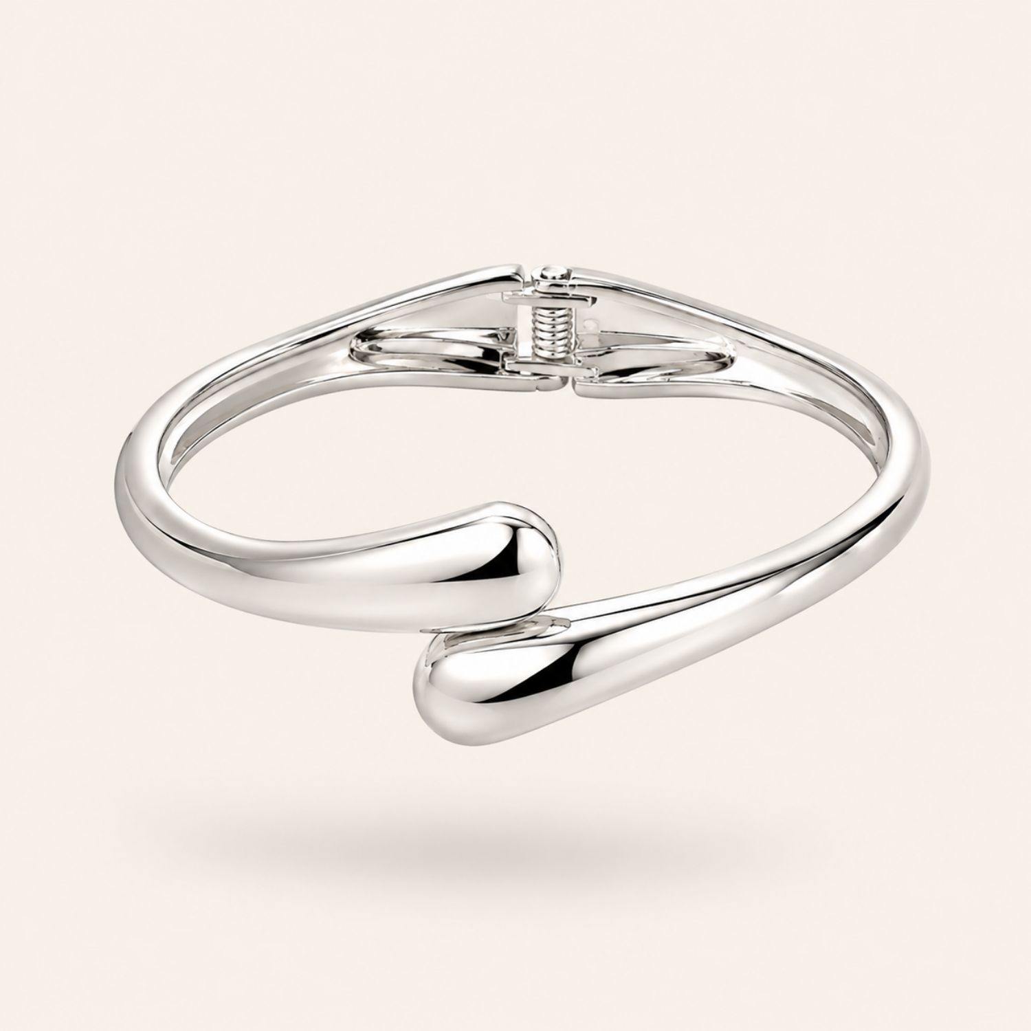 Golden Hook Bangle Bracelet - Image 3