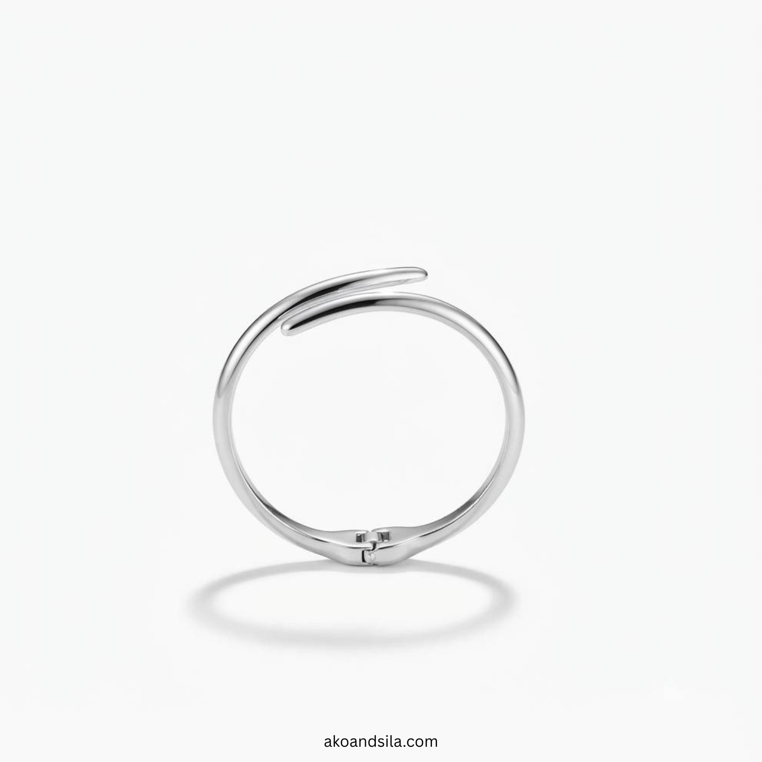 Silver Nail Wrap Bracelet - Image 5