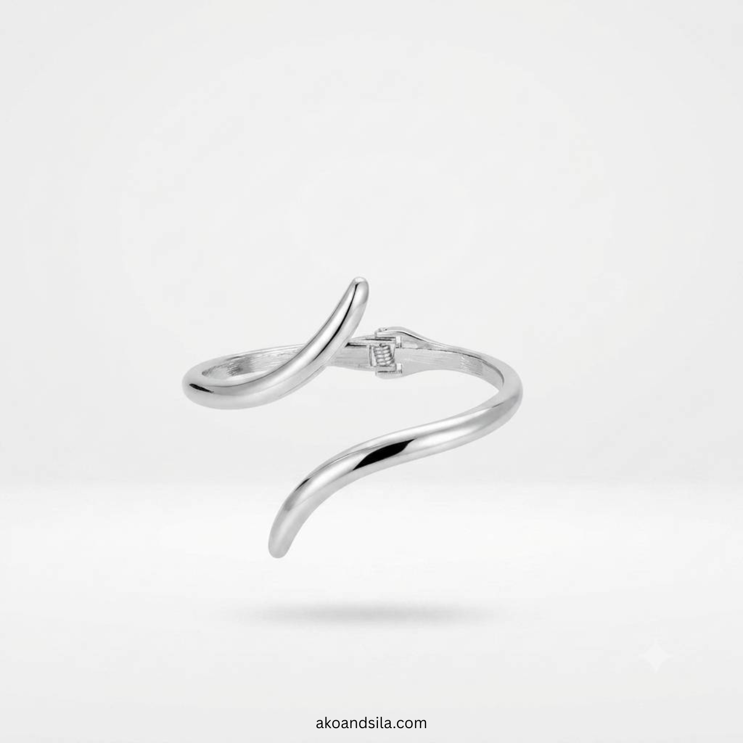 Silver Nail Wrap Bracelet - Image 3