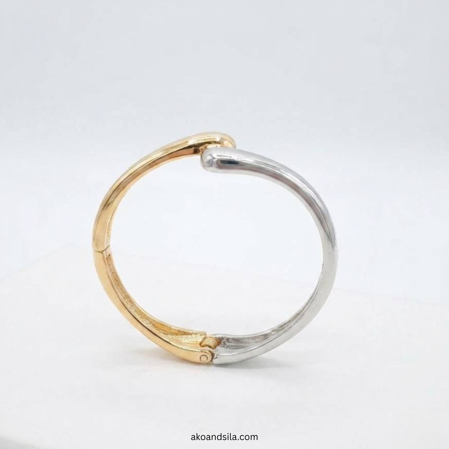 Two Tone Open End Bracelet - Image 4