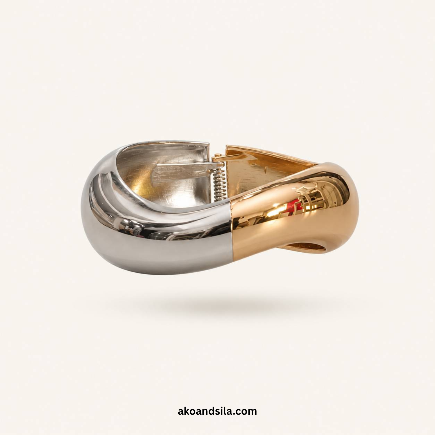 Two Tone Dome Bracelet - Image 3