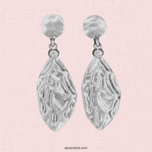 Molten Foliage Drop Earrings