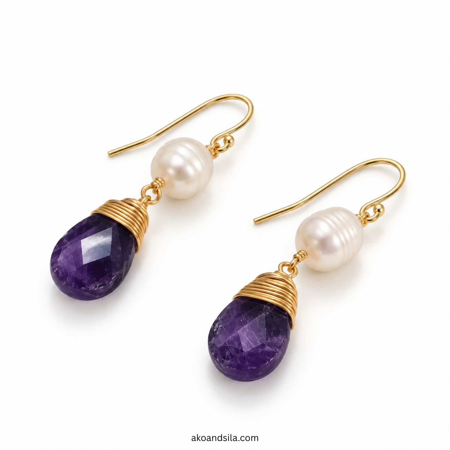 Luna In Dark Orchid Earrings - Image 7