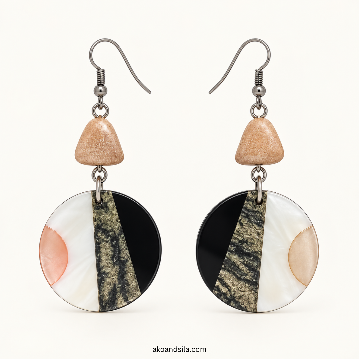 Shellora Mosaic Earrings - Image 3