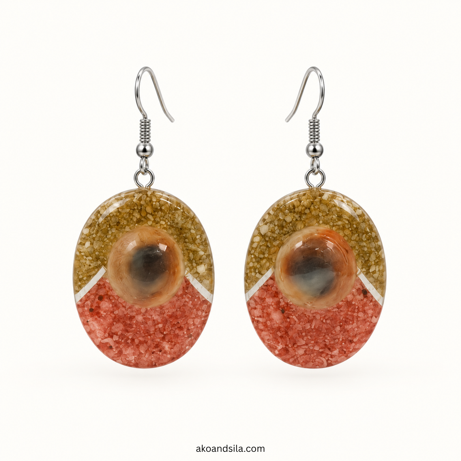Pinky Seashell Earrings - Image 4