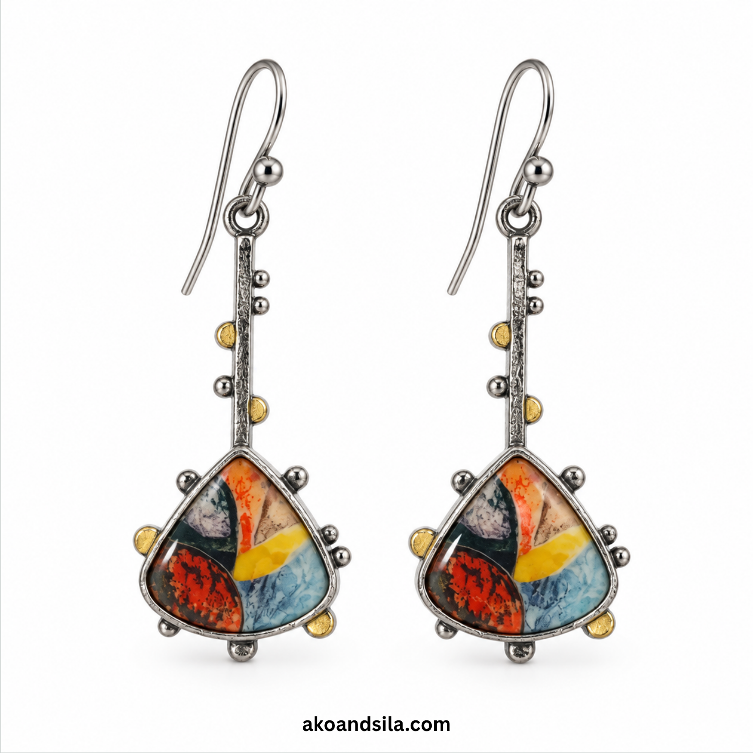 Hexagon Earrings - Image 4