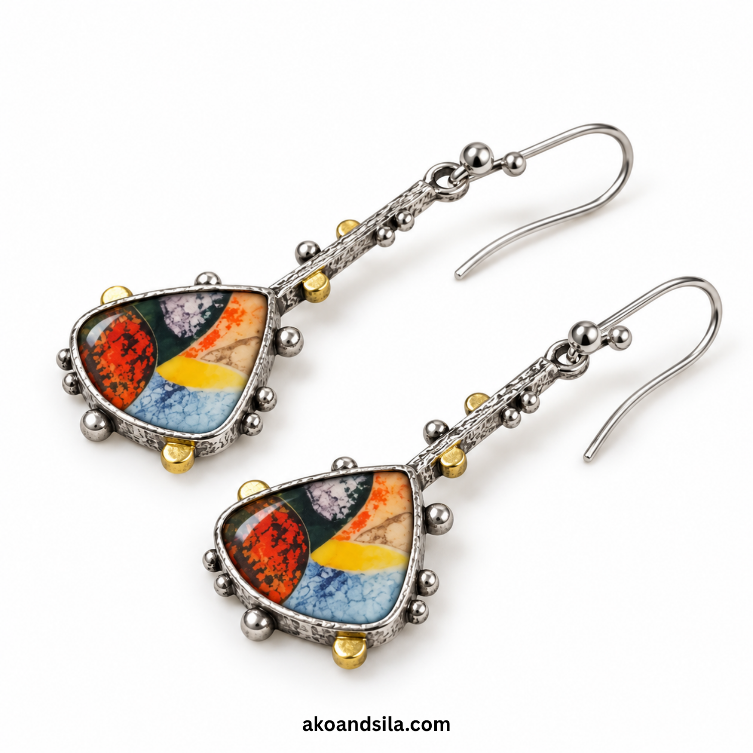 Hexagon Earrings - Image 3