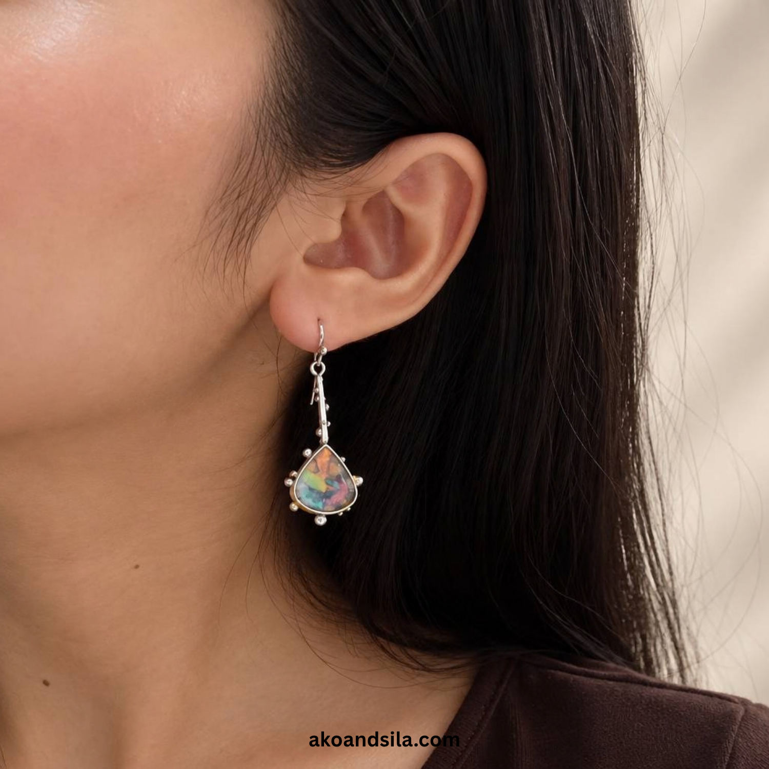 Hexagon Earrings - Image 2