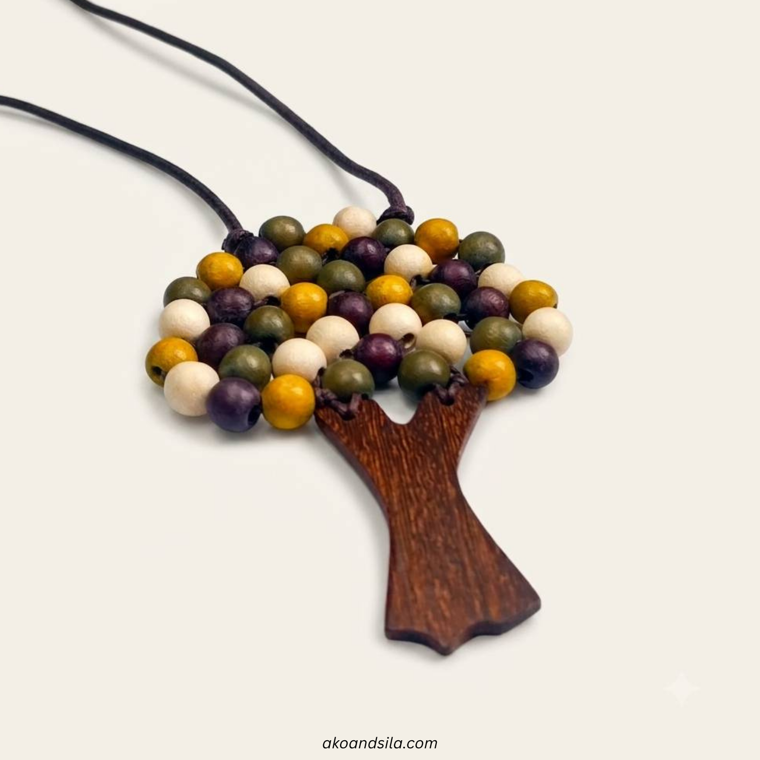 Neutral Tree Pendant Necklace - Image 4