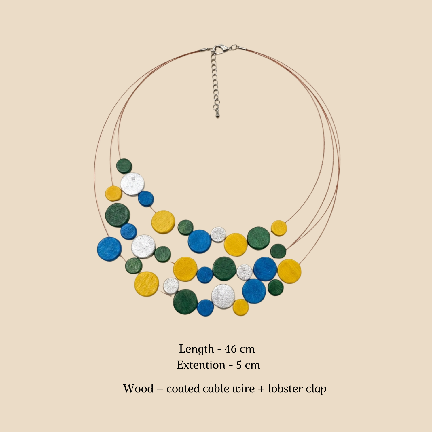Island Dream Disc Bib Necklace - Image 2