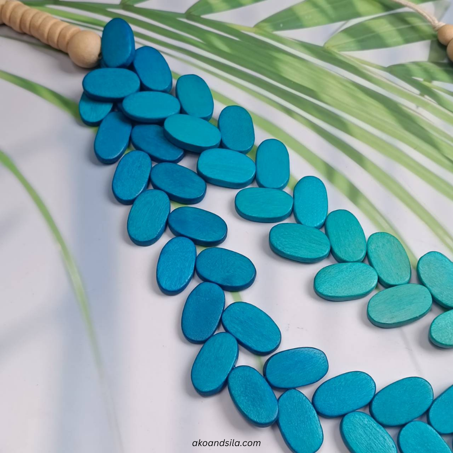 Blue Pebble Necklace - Image 2