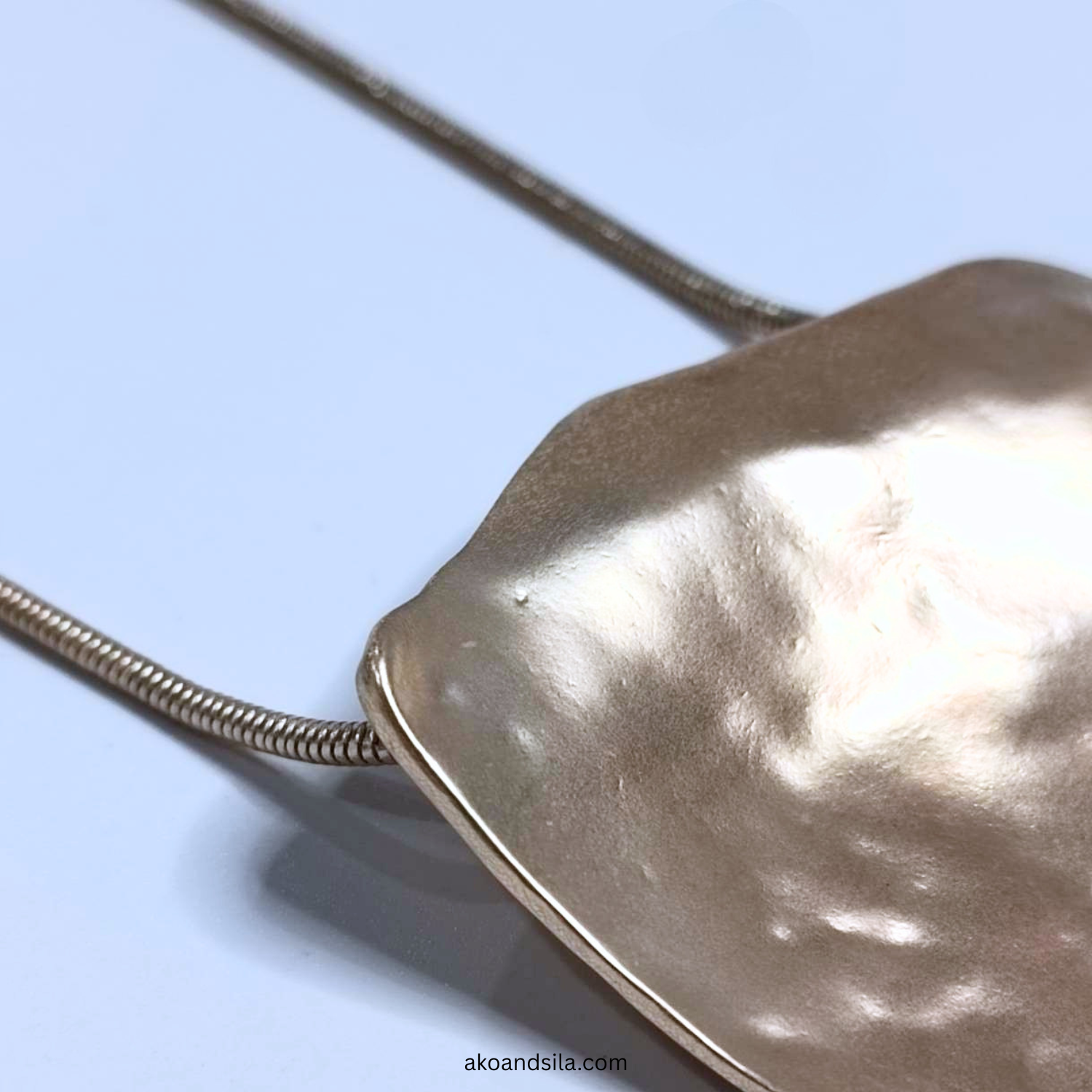 Champagne Trapeze Necklace - Image 4