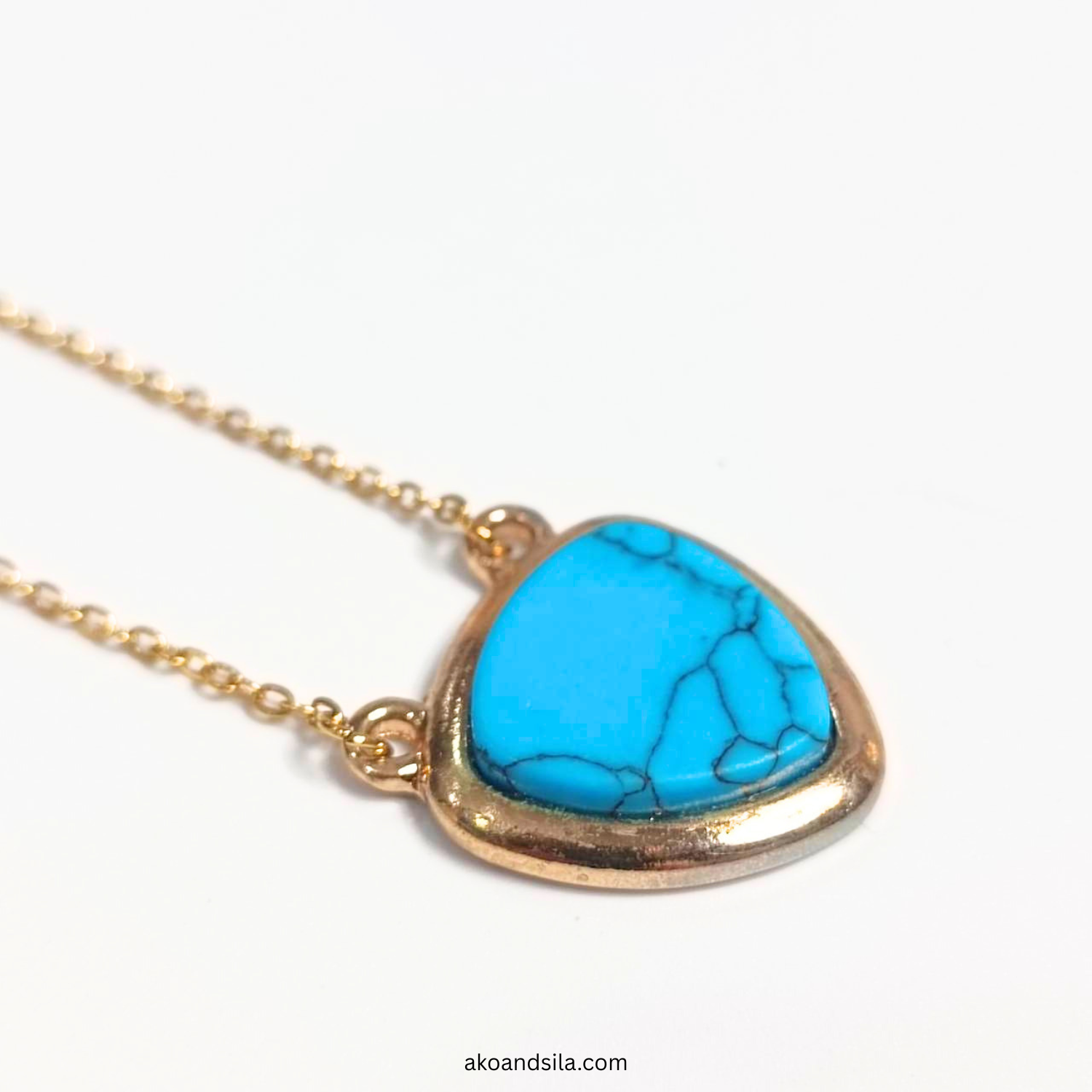 Aqua Delta Necklace - Image 3