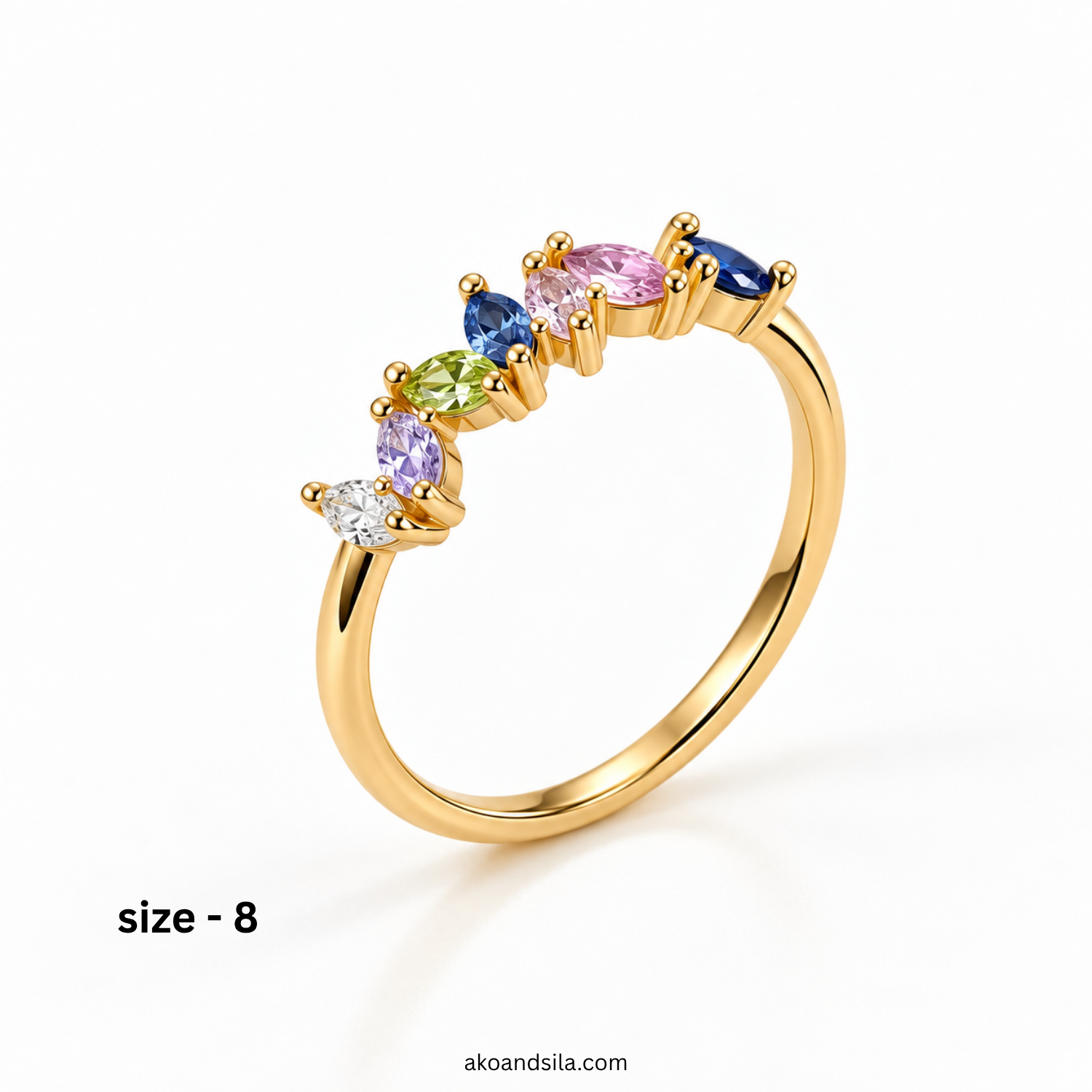 Blue Cluster Ring - Image 3