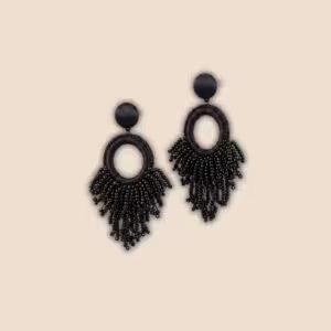 Midnight Noir Poetic Earrings